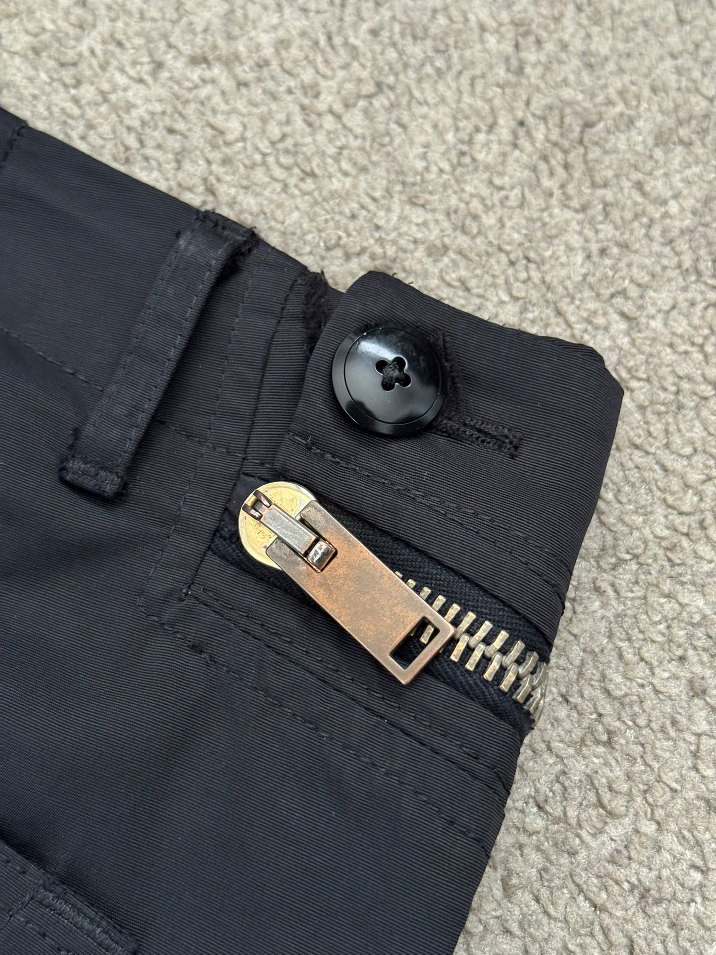 FW13 Rick Owens Mainline "Plinth" Half Layer Nylon Aircut Pants