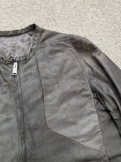 SS13 Rick Owens "Island" Blistered Lamb Leather Jacket