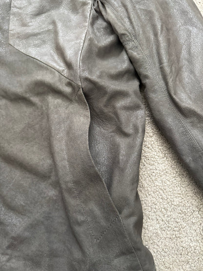 SS13 Rick Owens "Island" Blistered Lamb Leather Jacket