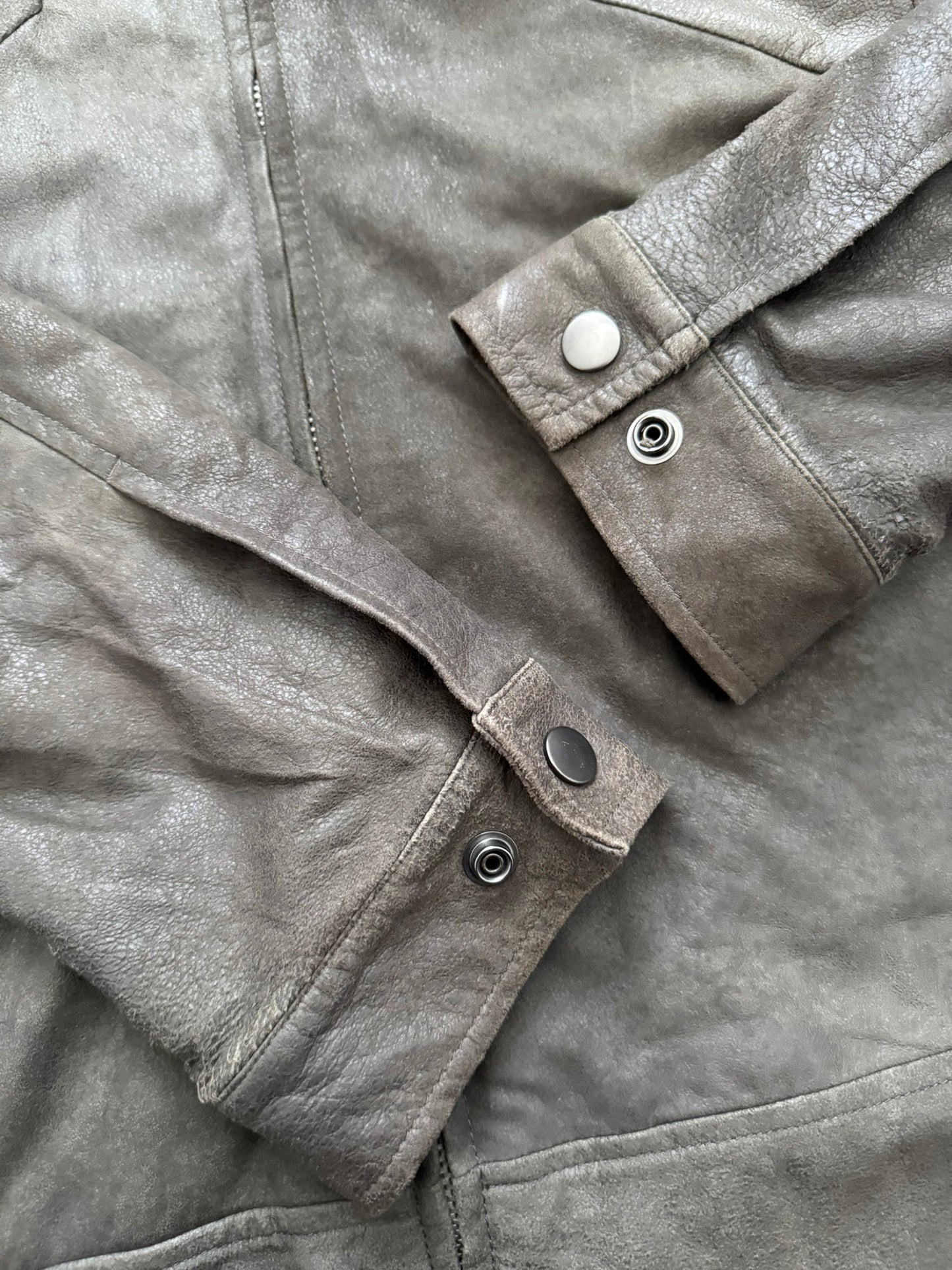 SS13 Rick Owens "Island" Blistered Lamb Leather Jacket
