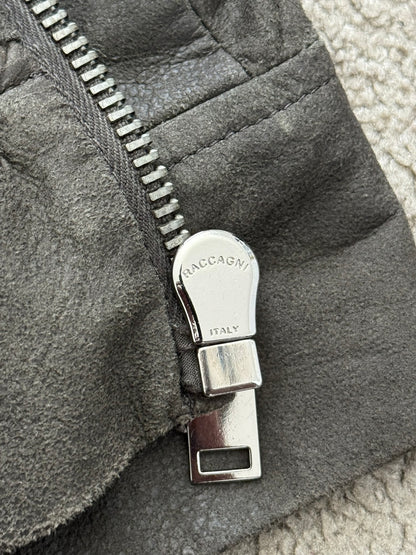 SS13 Rick Owens "Island" Blistered Lamb Leather Jacket