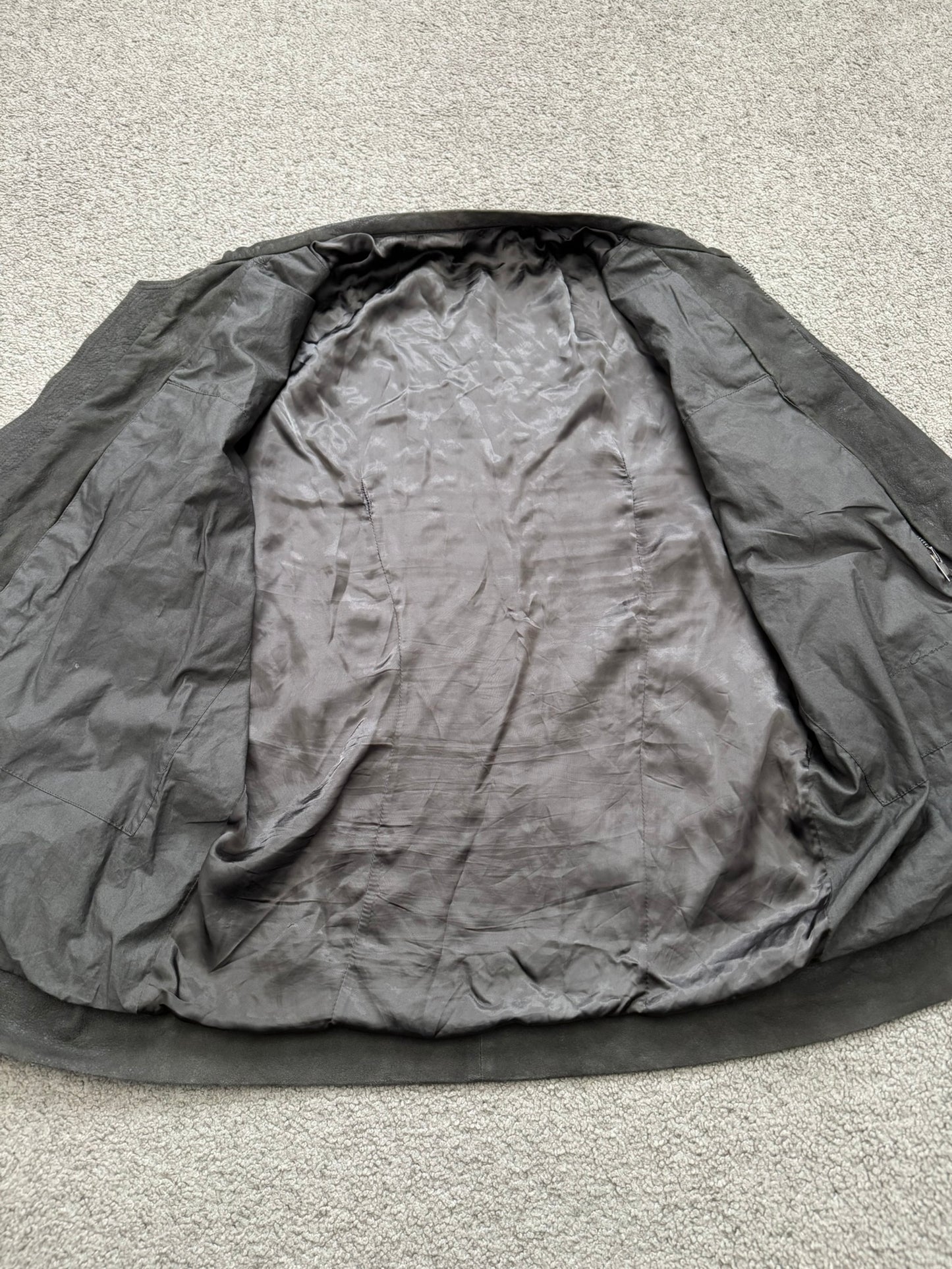 SS13 Rick Owens "Island" Blistered Lamb Leather Jacket
