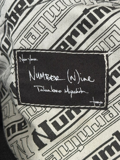 AW04 Number (N)ine "Give Peace A Chance" Patch Denim Jeans
