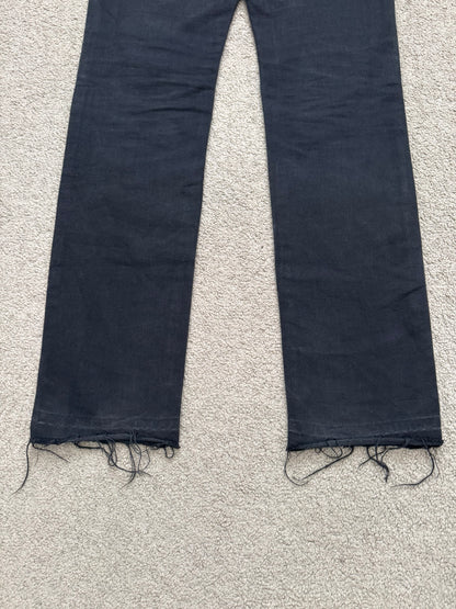 AW04 Number (N)ine "Give Peace A Chance" Patch Denim Jeans