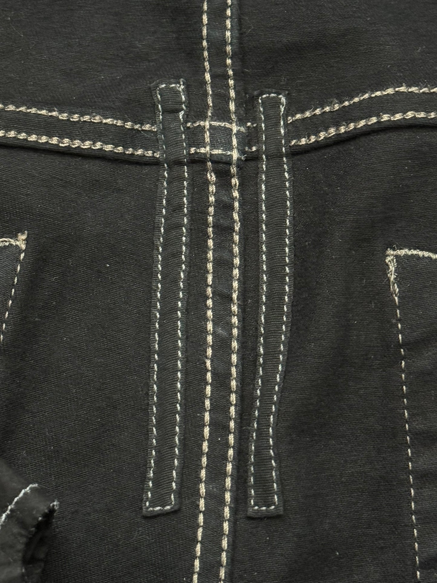 FW19 Rick Owens DRKSHDW Black Waxed Tyrone Cut Denim Jeans