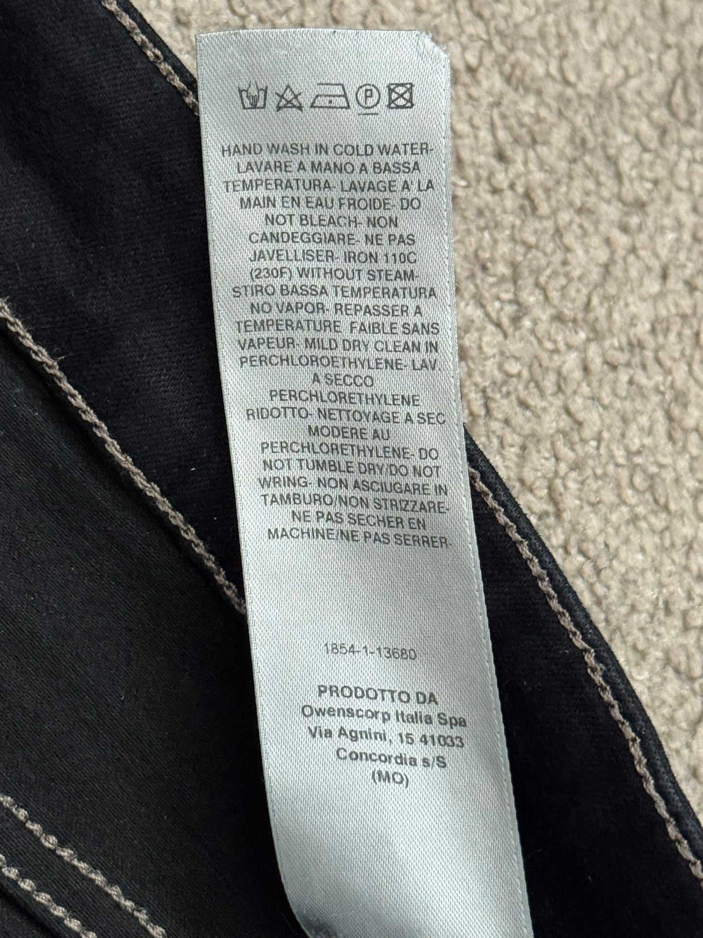 FW19 Rick Owens DRKSHDW Black Waxed Tyrone Cut Denim Jeans