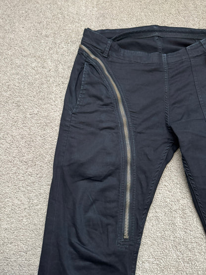 FW14 Rick Owens DRKSHDW "Moody" Black Aircut Denim Jeans
