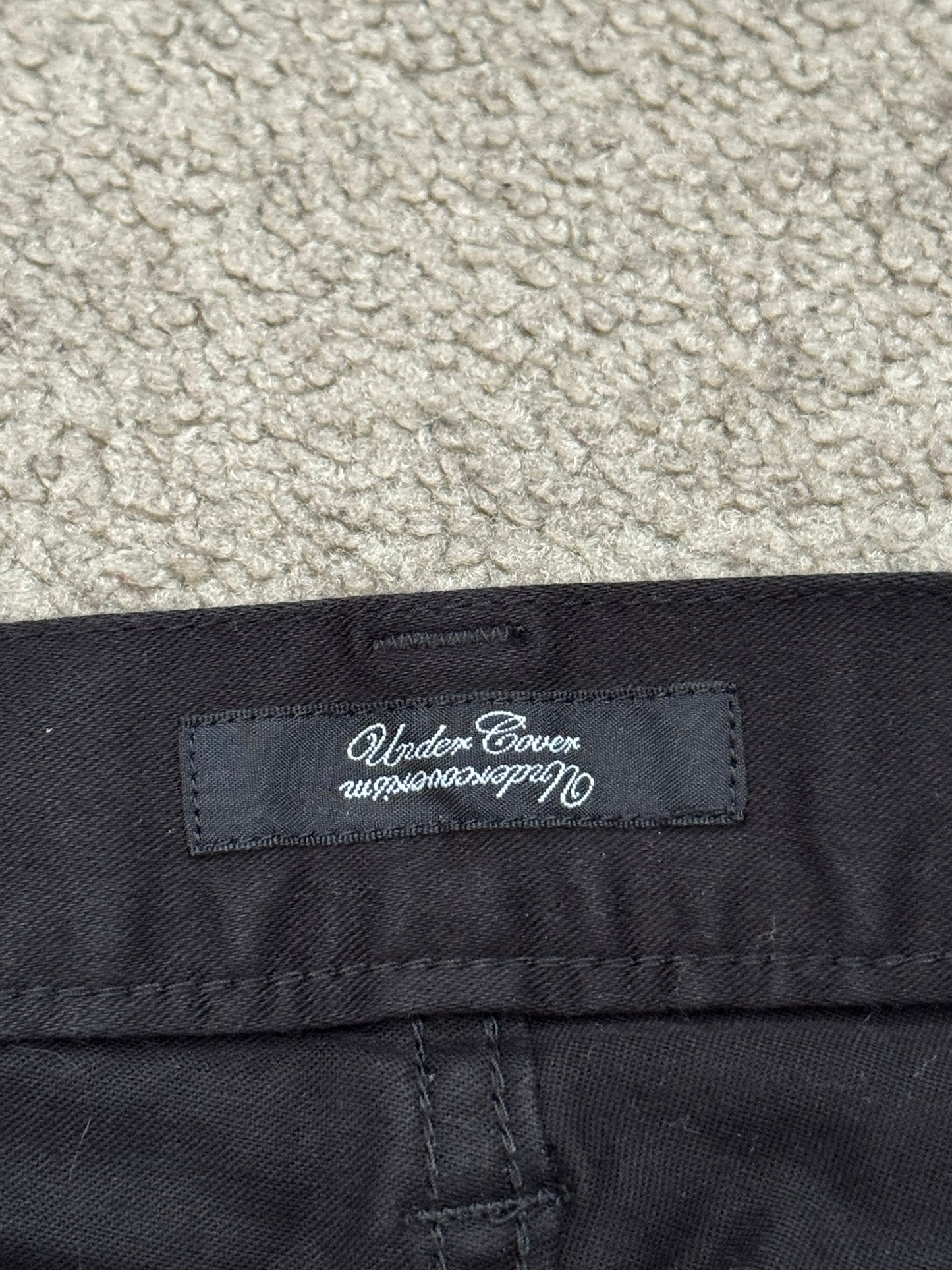 SS11 Undercover "Underman" Lightning Bolt Black Denim Jeans