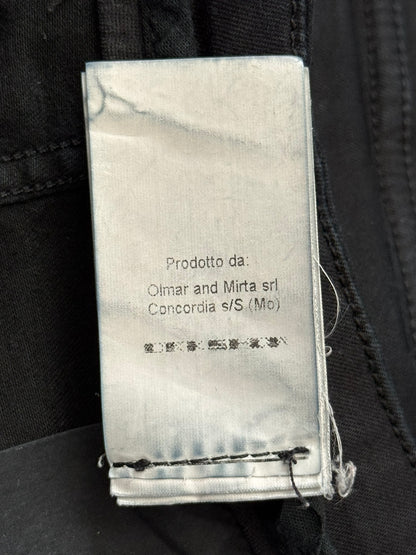 FW14 Rick Owens DRKSHDW "Moody" Black Aircut Denim Jeans