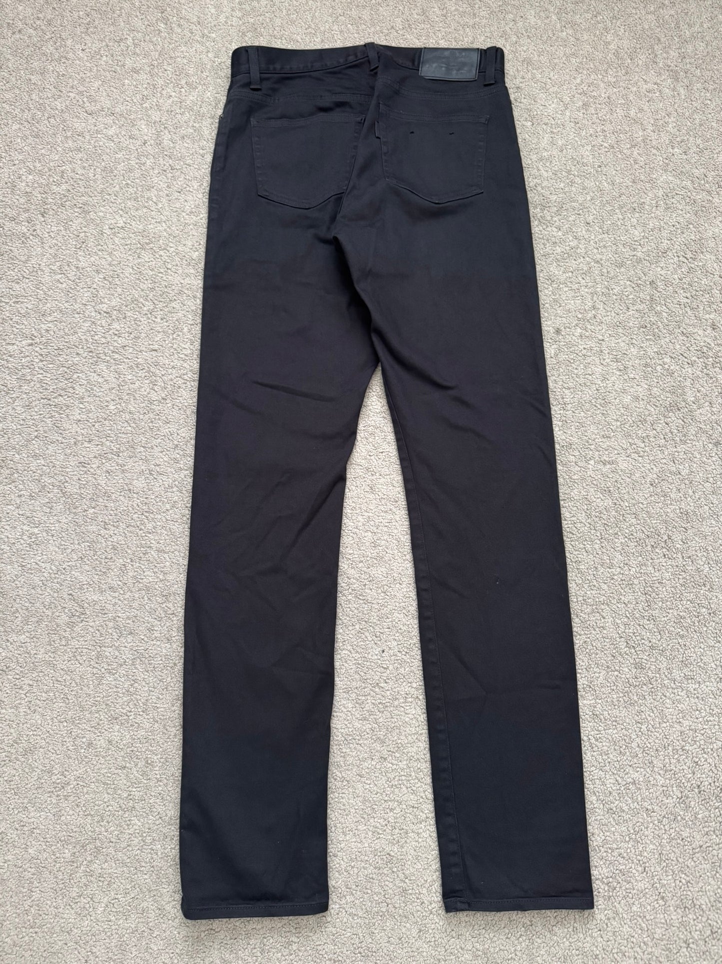 SS11 Undercover "Underman" Lightning Bolt Black Denim Jeans