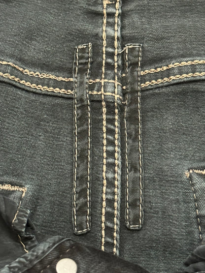 SS22 Rick Owens DRKSHDW "Fogachine" Faded Detroit Cut Denim Jeans