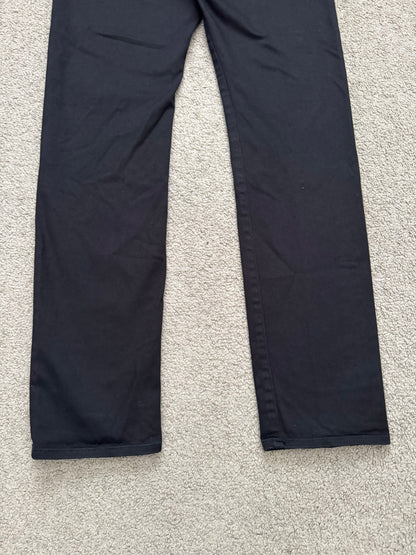 SS11 Undercover "Underman" Lightning Bolt Black Denim Jeans