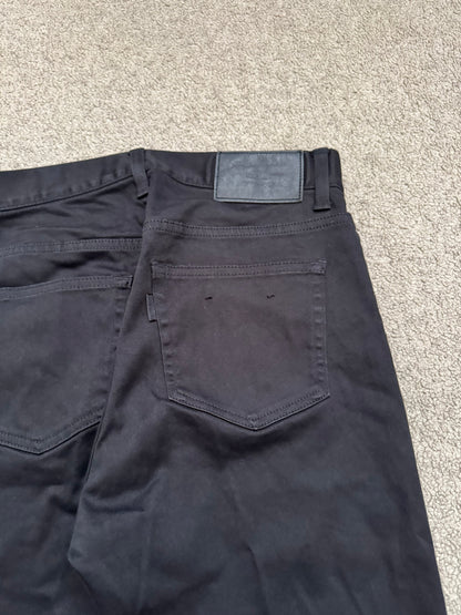 SS11 Undercover "Underman" Lightning Bolt Black Denim Jeans