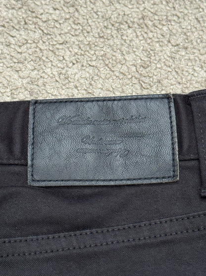 SS11 Undercover "Underman" Lightning Bolt Black Denim Jeans