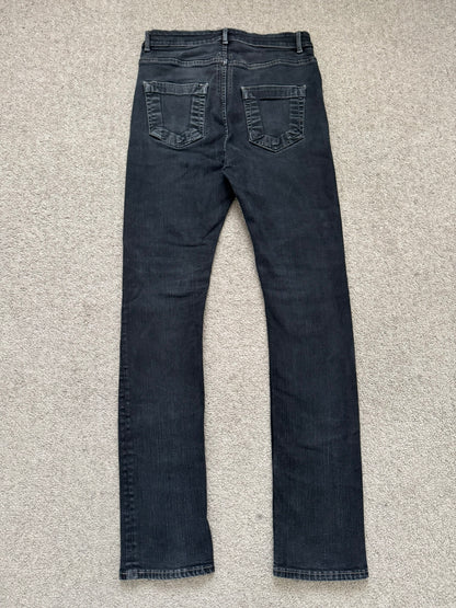 SS22 Rick Owens DRKSHDW "Fogachine" Faded Detroit Cut Denim Jeans
