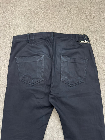 FW14 Rick Owens DRKSHDW "Moody" Black Aircut Denim Jeans