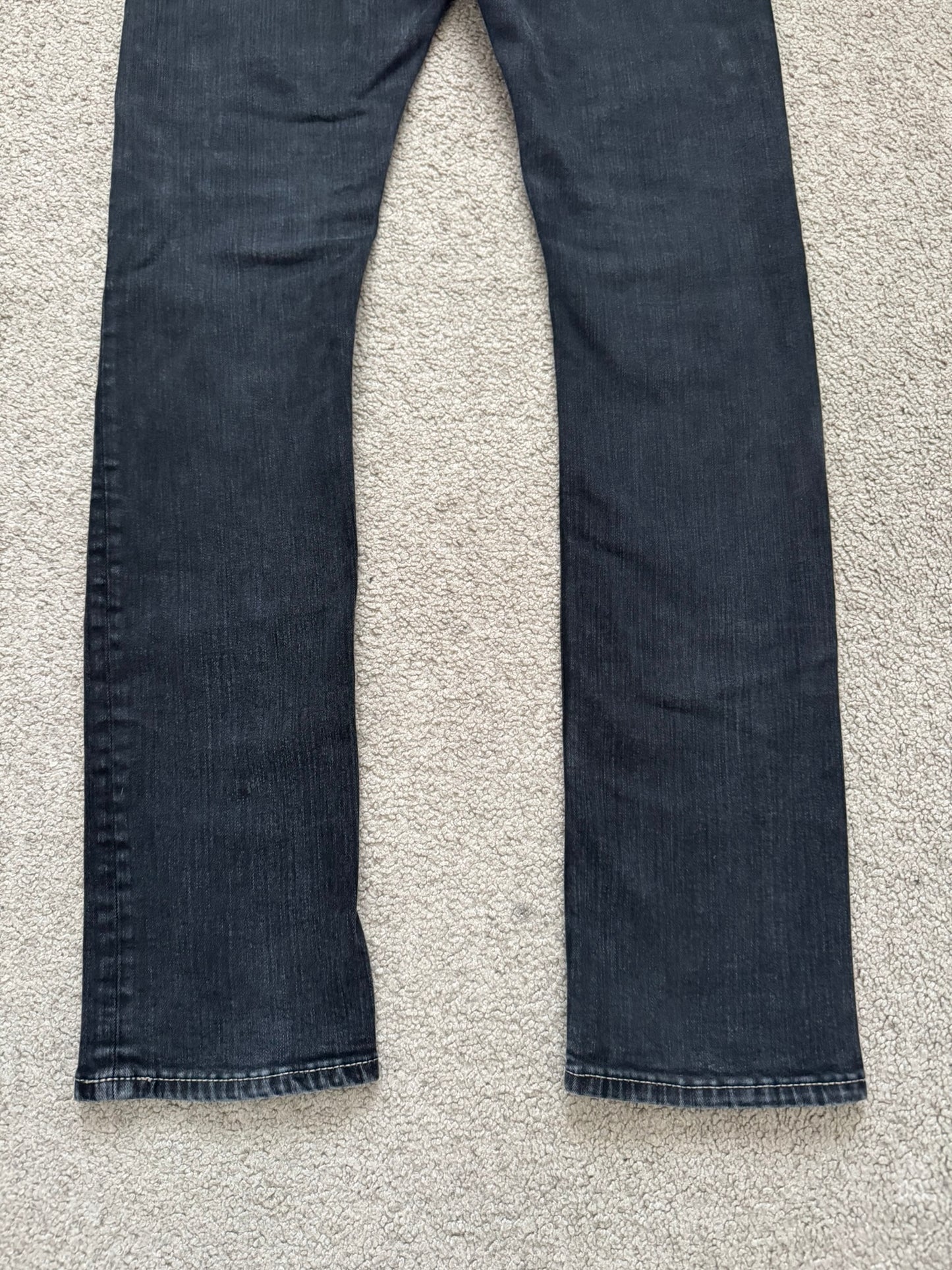 SS22 Rick Owens DRKSHDW "Fogachine" Faded Detroit Cut Denim Jeans