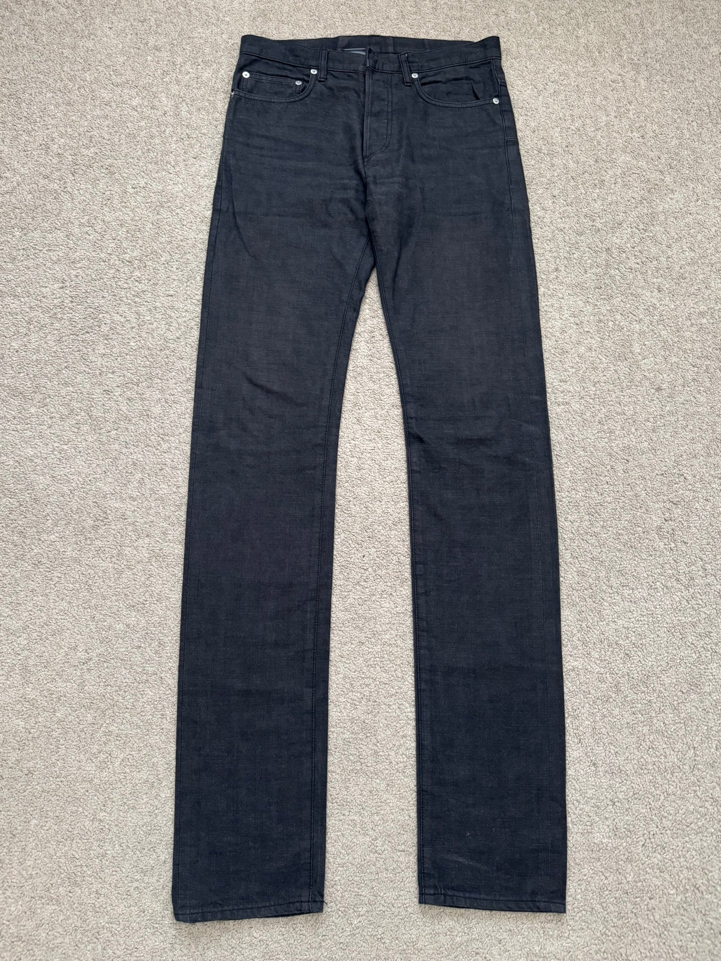 SS08 Dior Homme by Kris Van Assche MIJ Black Denim Jeans