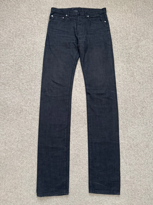 SS08 Dior Homme by Kris Van Assche MIJ Black Denim Jeans
