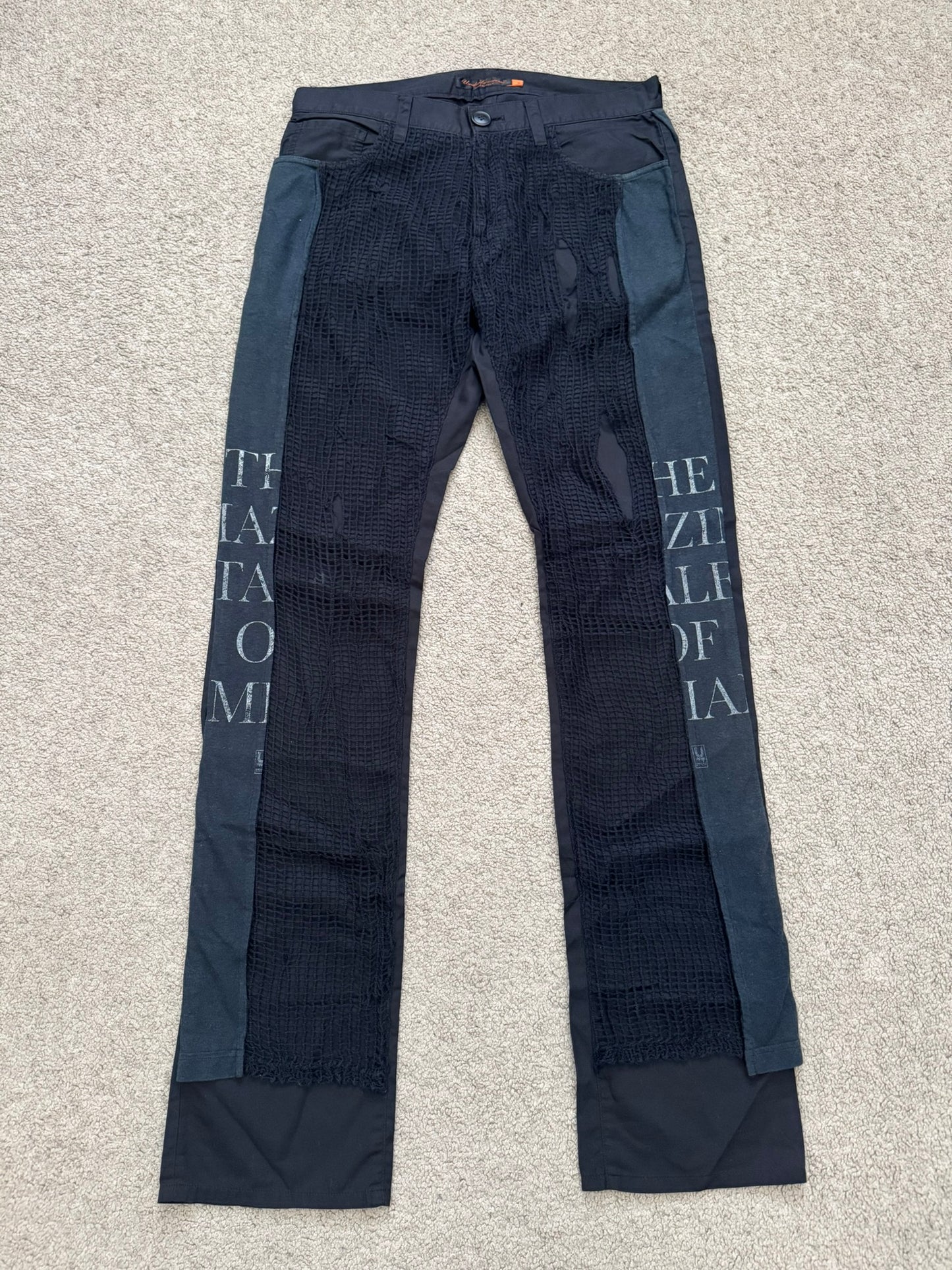 SS06 Undercover Tale Of Zamiang Netted Hybrid Pants