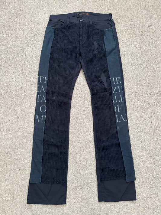 SS06 Undercover Tale Of Zamiang Netted Hybrid Pants