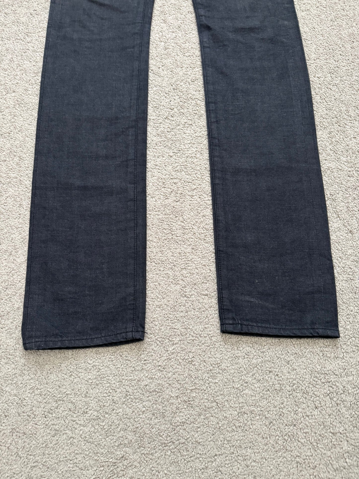 SS08 Dior Homme by Kris Van Assche MIJ Black Denim Jeans