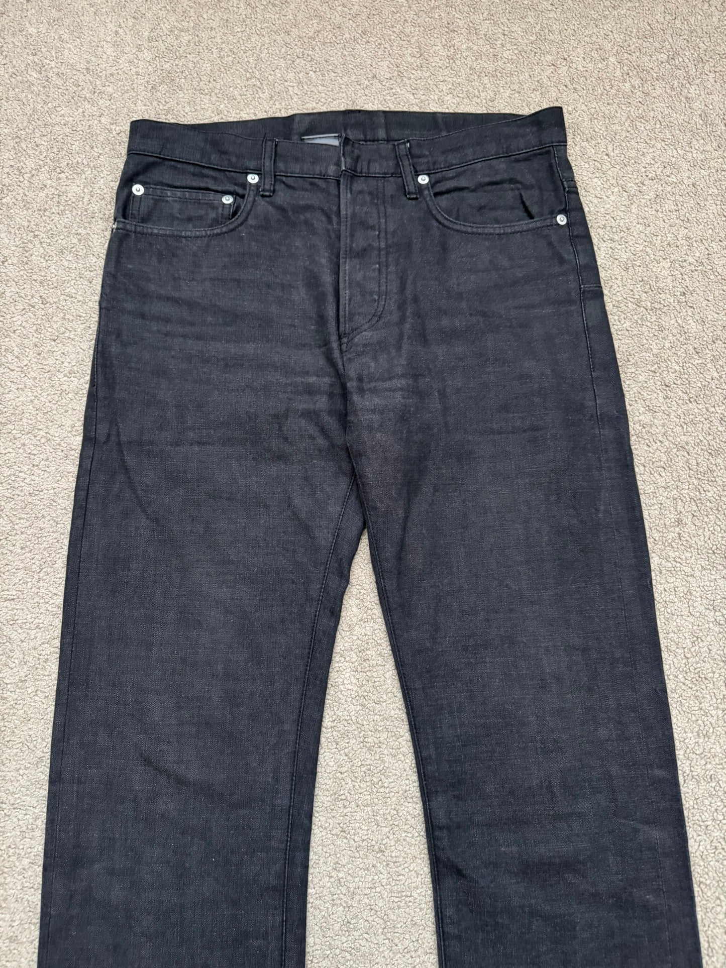 SS08 Dior Homme by Kris Van Assche MIJ Black Denim Jeans