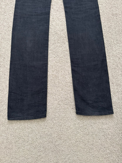 SS08 Dior Homme by Kris Van Assche MIJ Black Denim Jeans