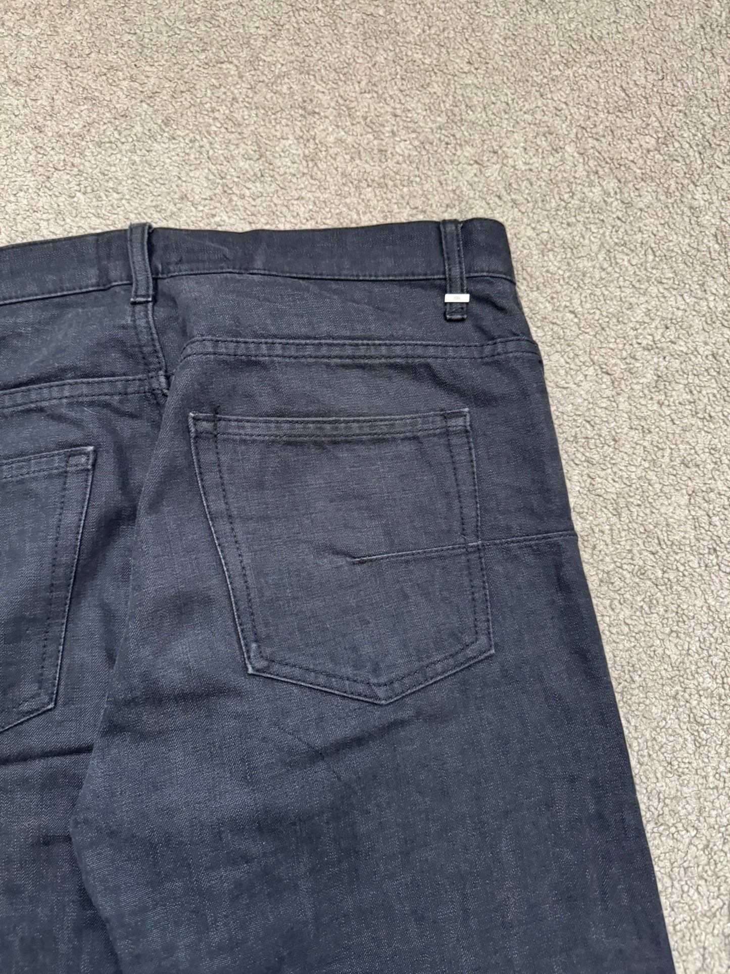 SS08 Dior Homme by Kris Van Assche MIJ Black Denim Jeans