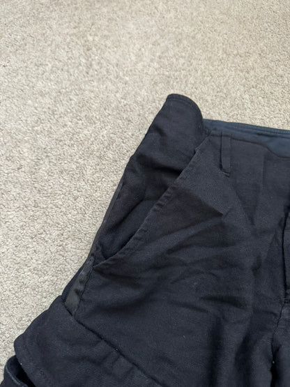 Ann Demeulemeester Wool Side Stripe Cargo Pants