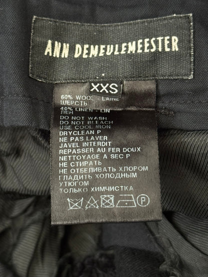 Ann Demeulemeester Wool Side Stripe Cargo Pants