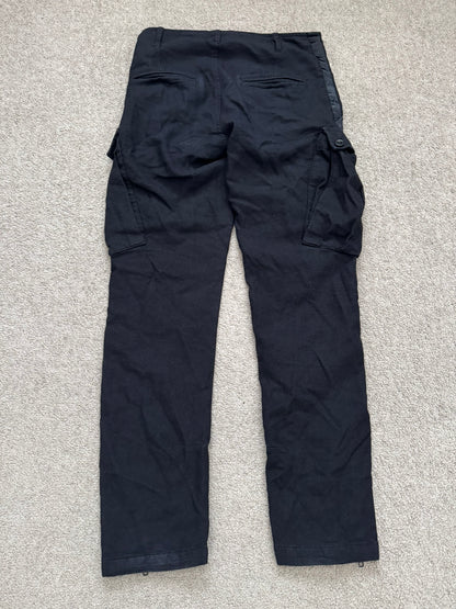 Ann Demeulemeester Wool Side Stripe Cargo Pants