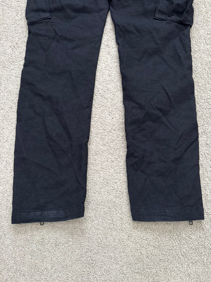 Ann Demeulemeester Wool Side Stripe Cargo Pants