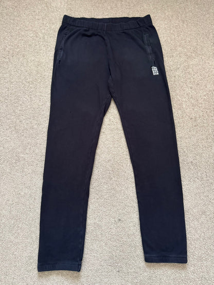 Chrome Hearts Cut & Sewn Vertical Logo Black Sweatpants