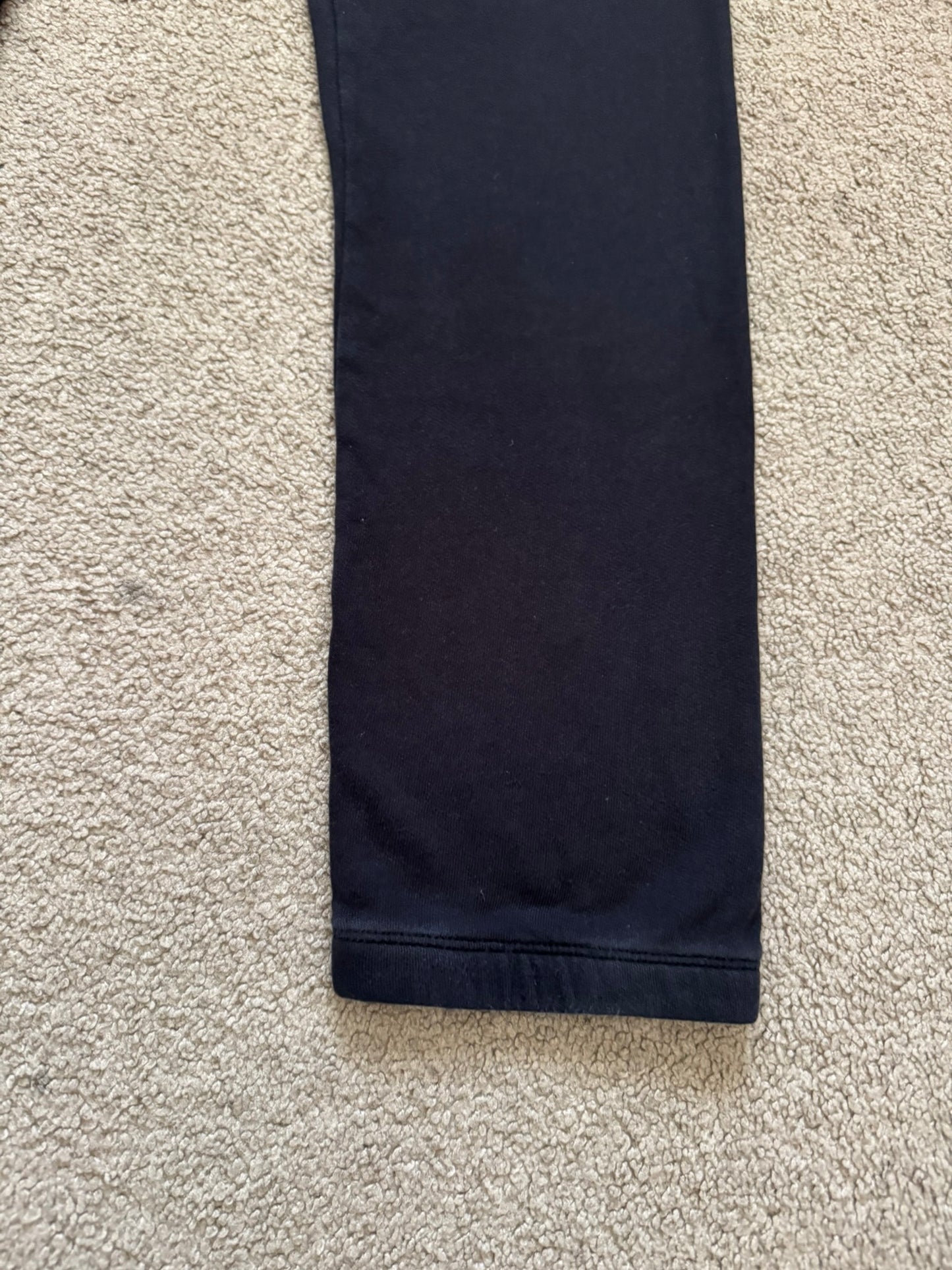 Chrome Hearts Cut & Sewn Vertical Logo Black Sweatpants