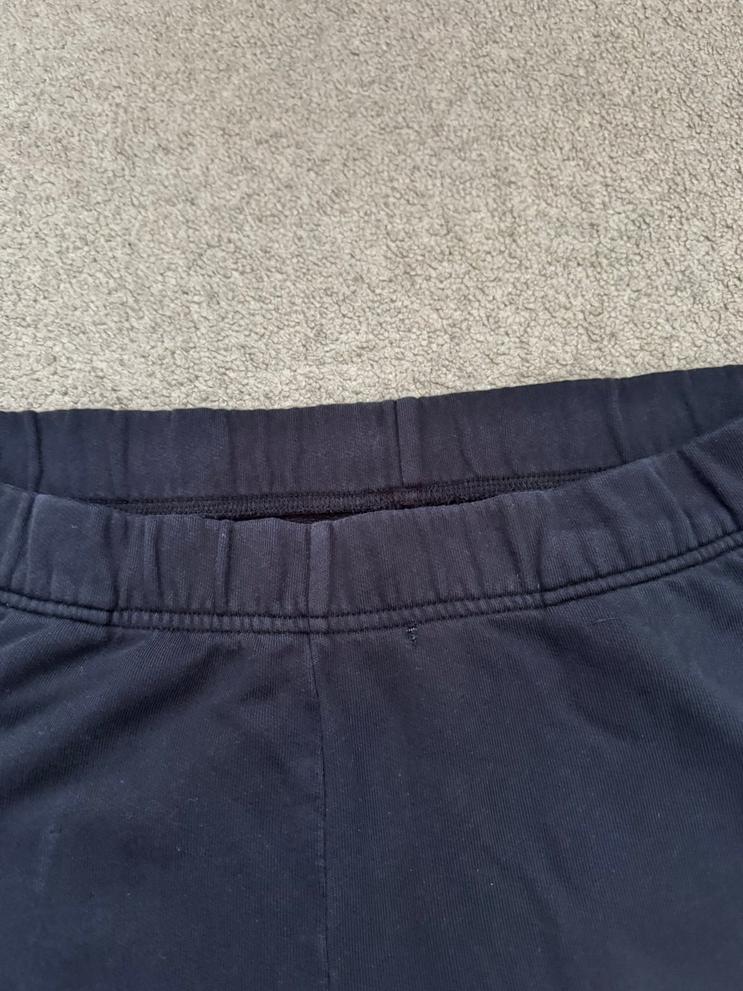 Chrome Hearts Cut & Sewn Vertical Logo Black Sweatpants