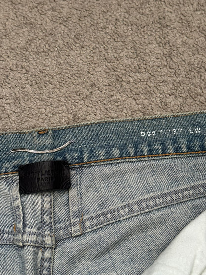 FW15 Saint Laurent by Hedi Slimane Knee Slit D02 Denim Jeans