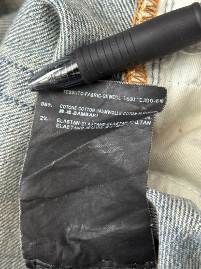 FW15 Saint Laurent by Hedi Slimane Knee Slit D02 Denim Jeans