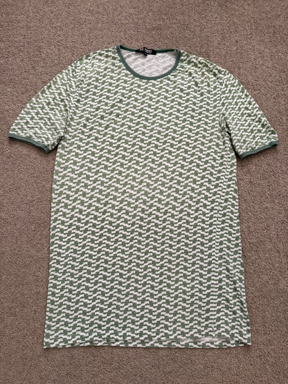 SS04 Raf Simons "May the Circle Be Unbroken" Arrow Print T Shirt