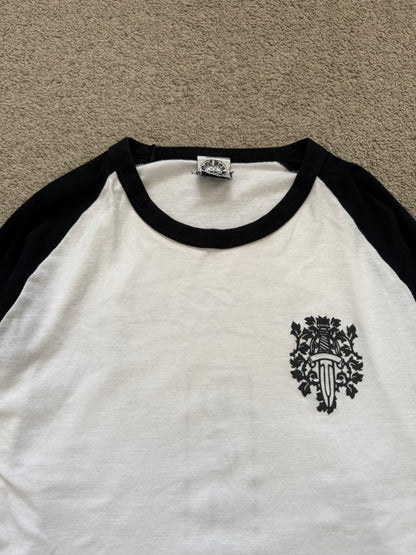 Vintage Chrome Hearts Dagger Baseball Long Sleeve T Shirt