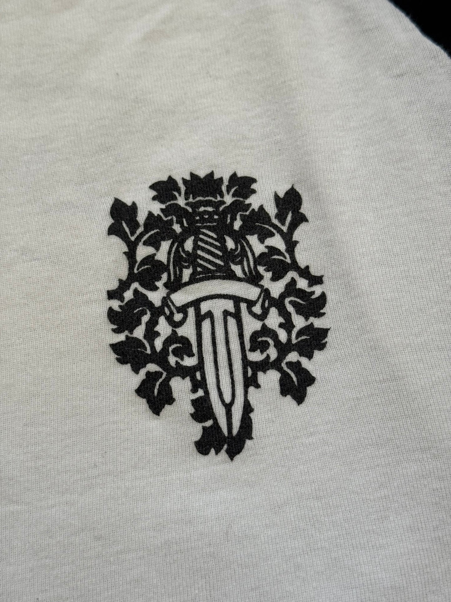 Vintage Chrome Hearts Dagger Baseball Long Sleeve T Shirt