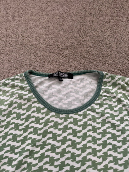 SS04 Raf Simons "May the Circle Be Unbroken" Arrow Print T Shirt