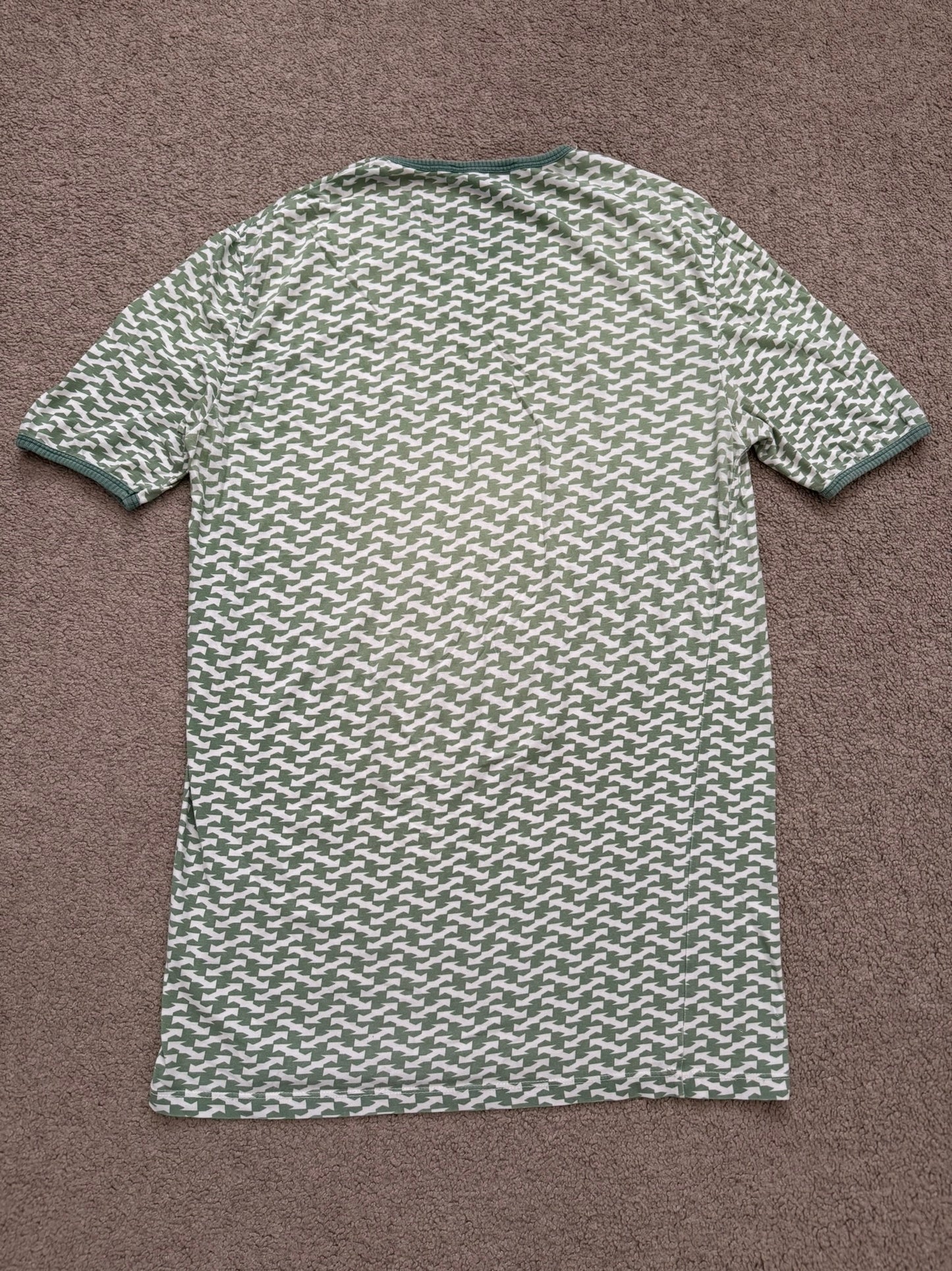 SS04 Raf Simons "May the Circle Be Unbroken" Arrow Print T Shirt