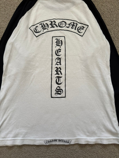 Vintage Chrome Hearts Dagger Baseball Long Sleeve T Shirt