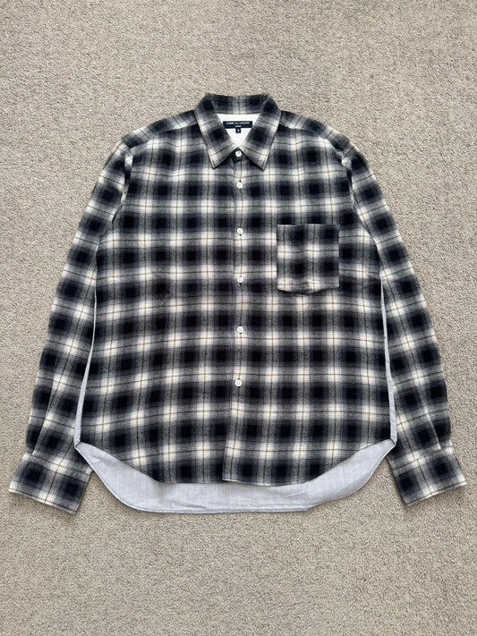 AW09 Comme Des Garcons Homme Hybrid Flannel Button Up Shirt