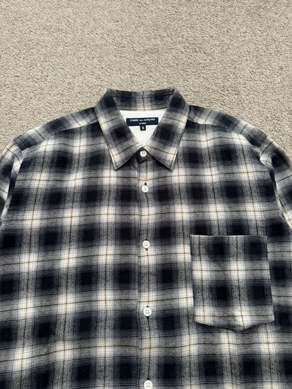 AW09 Comme Des Garcons Homme Hybrid Flannel Button Up Shirt