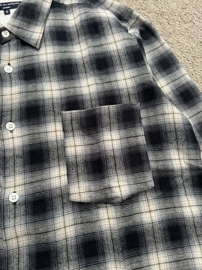AW09 Comme Des Garcons Homme Hybrid Flannel Button Up Shirt