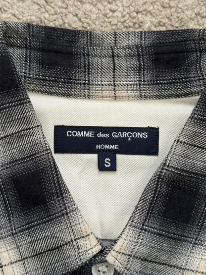 AW09 Comme Des Garcons Homme Hybrid Flannel Button Up Shirt