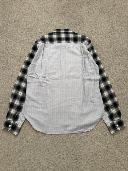 AW09 Comme Des Garcons Homme Hybrid Flannel Button Up Shirt