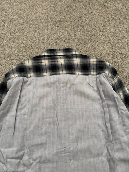 AW09 Comme Des Garcons Homme Hybrid Flannel Button Up Shirt